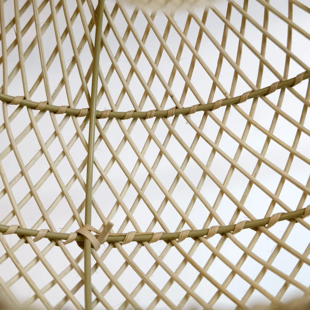 Bohemian Bamboo Rattan Pendant Light for Dining