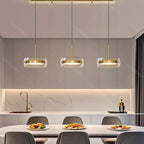 Lámpara Colgante Nórdica de Cristal para Comedor