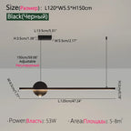 Lámpara colgante LED minimalista nórdica para comedor