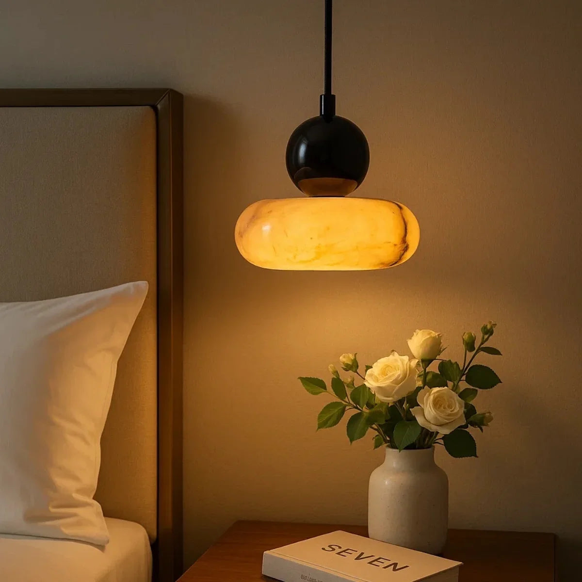 Nordic Marble Pendant Light for Bedroom & Dining