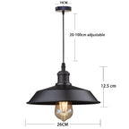 Industrial Gold Barn Dome Pendant Light for Kitchen Island and Cafe