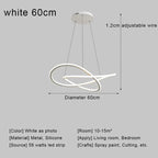 Lámpara Colgante LED Nórdica para Cocina y Comedor