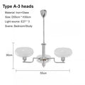 Modern Bauhaus Chrome Chandelier - Nordic Design