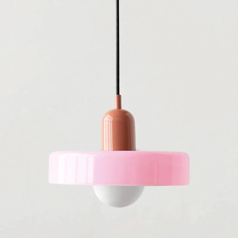 Nordic Retro Glass Pendant Light for Dining Room