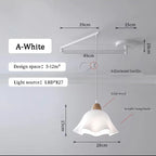 Nordic Iron Swing Arm Pendant Light for Dining Room