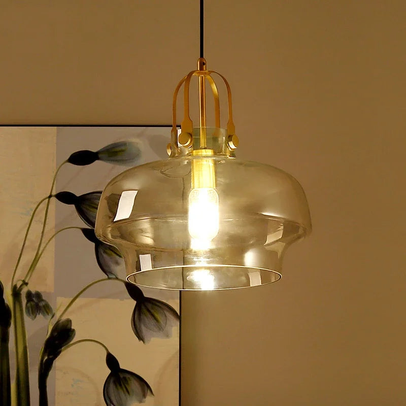 Lámpara Colgante Nórdica de Cristal para Comedor
