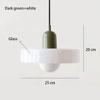 Nordic Retro Glass Pendant Light for Dining Room