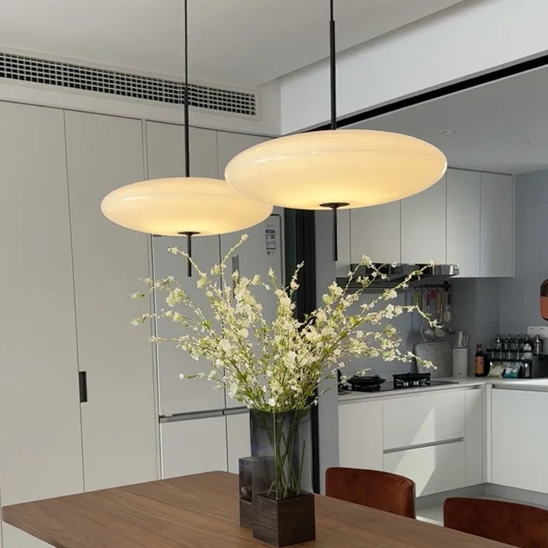 Minimalist Glass Pendant Light for Dining Room