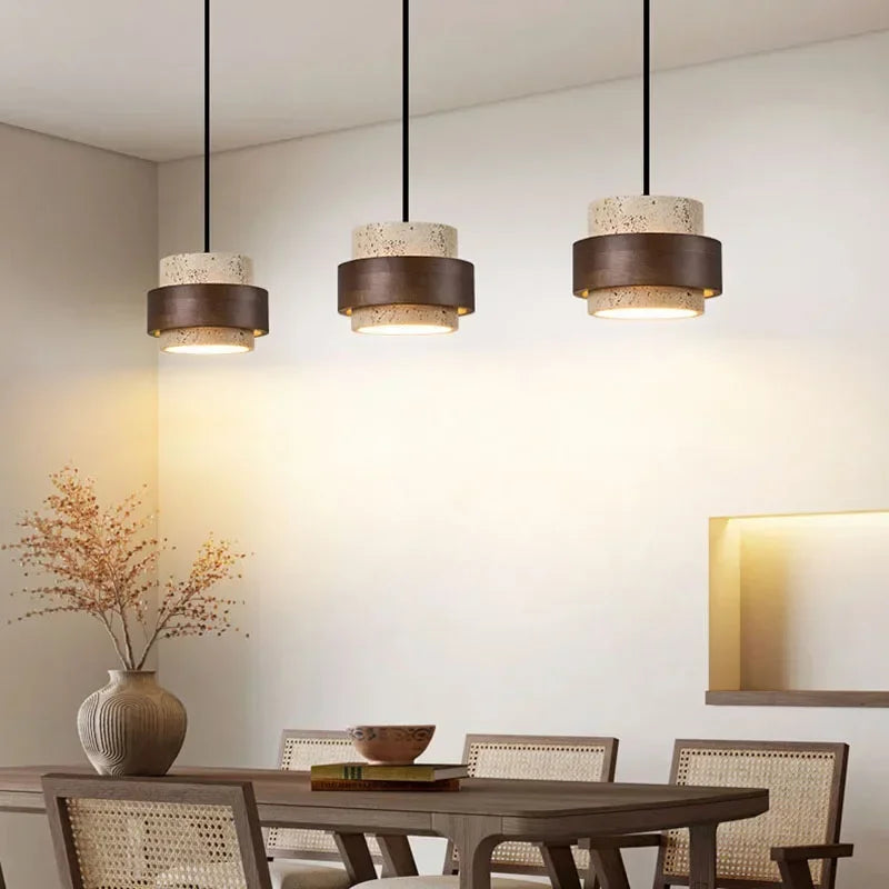 Japanese Wabi Sabi Style Bar Pendant Lamp Personalized and Creative Retro Style Homestay Restaurant Atmosphere Lighting Fixtures