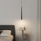 1Piece 30/40/50CM Cone LED Pendant Light Dia3cm Conical Aluminum Restaurant Bar Cafe Hanging Lamp Kitchen Dining Room Droplight