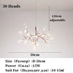 Modern Stainless Steel Ring Pendant Chandelier