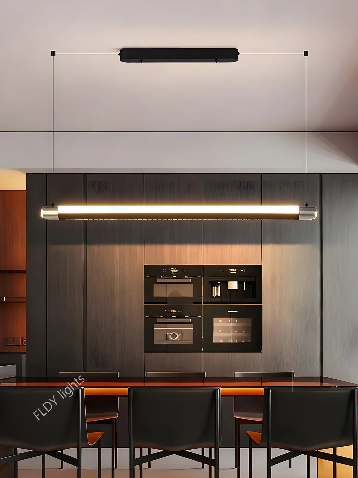 Minimalist Glass Pendant Light for Dining Room