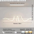 Minimalist LED Pendant Light - Modern Wave Design