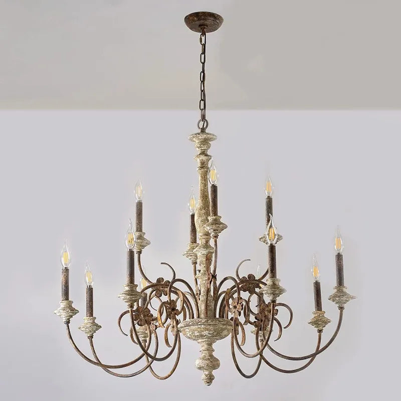 Nordic Wooden Chandelier Pendant Light