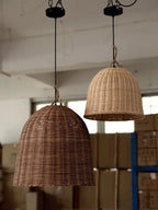 Wabi Sabi Bamboo Pendant Light for Zen Spaces