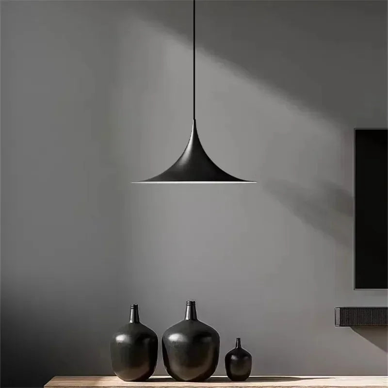 Minimalist Metal Pendant Light for Dining Room