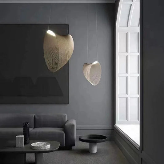 Nordic Wooden Pendant Light for Living Room