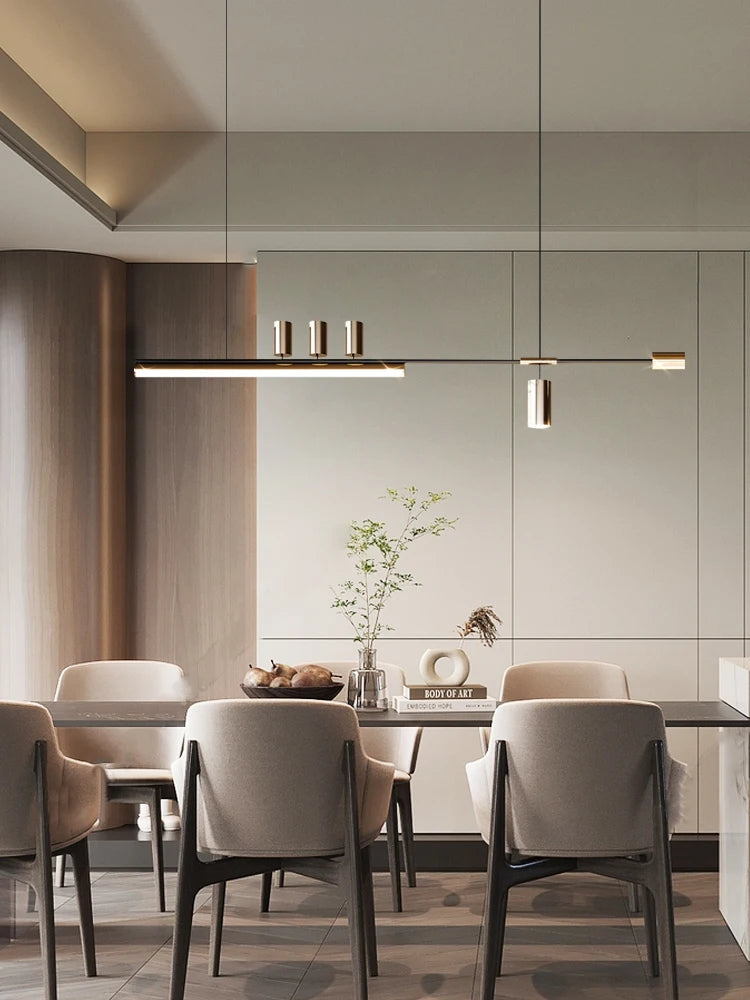 Minimalist Copper Pendant Light for Dining Room