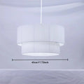Minimalist Hemp Rope Pendant Light Drum Shade