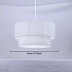 Minimalist Hemp Rope Pendant Light Drum Shade