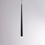 1Piece 30/40/50CM Cone LED Pendant Light Dia3cm Conical Aluminum Restaurant Bar Cafe Hanging Lamp Kitchen Dining Room Droplight