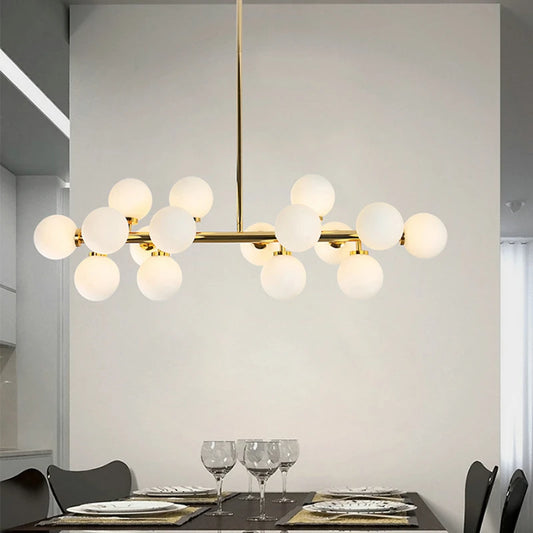 Nordic Glass Pendant Light for Dining Room