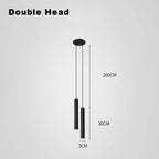 Minimalist Aluminum Pendant Light Adjustable