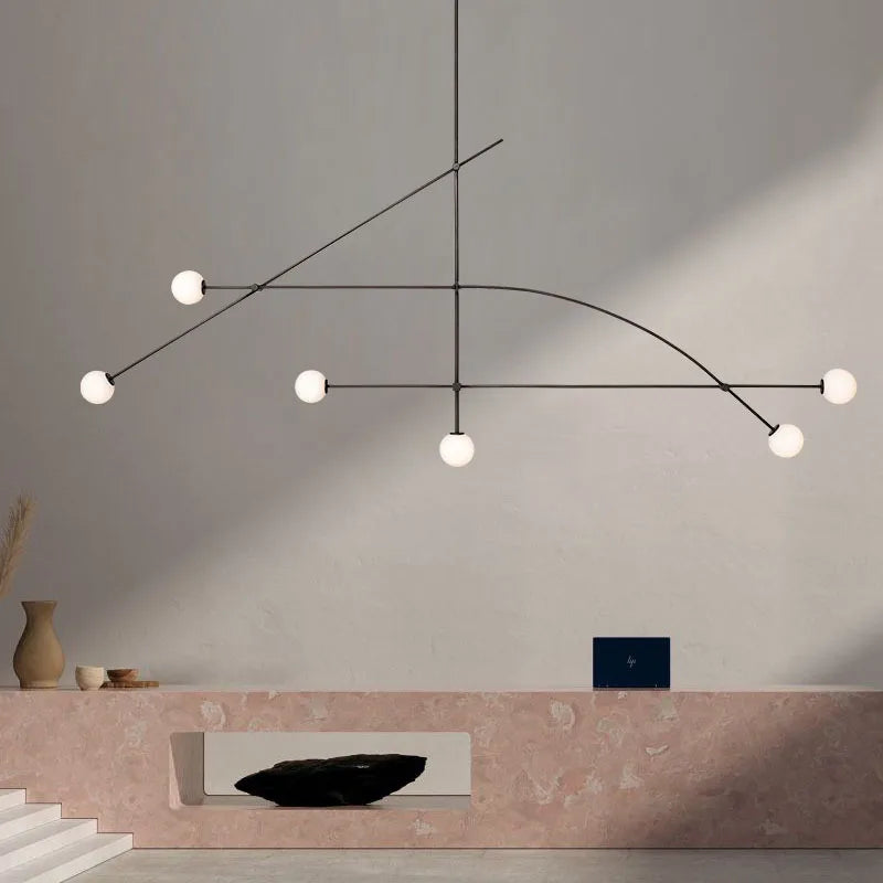 Minimalist Iron Pendant Light for Dining Room