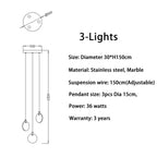 Luxury Alabaster Marble Disc Chandelier for Staircase and Lobby