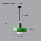 Nordic Retro Glass Pendant Light for Dining Room
