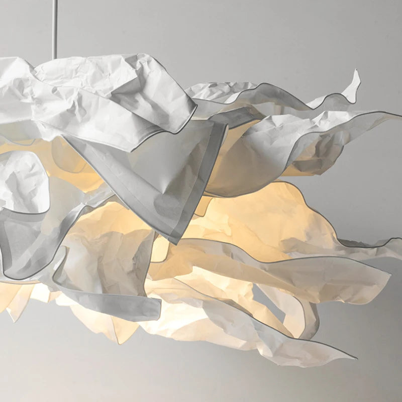 Modern Paper Pendant Light - Artistic Hanging Lamp