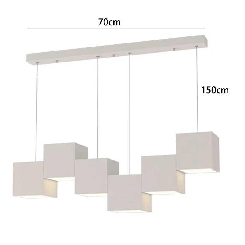 Minimalist Iron Pendant Light for Dining Room