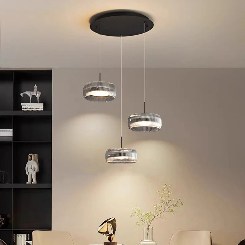 Minimalist Glass Pendant Light for Dining Room