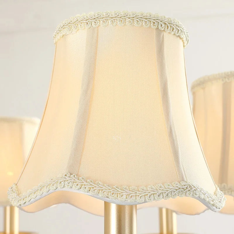 Gold Crystal Chandelier Pendant Light for Living Room