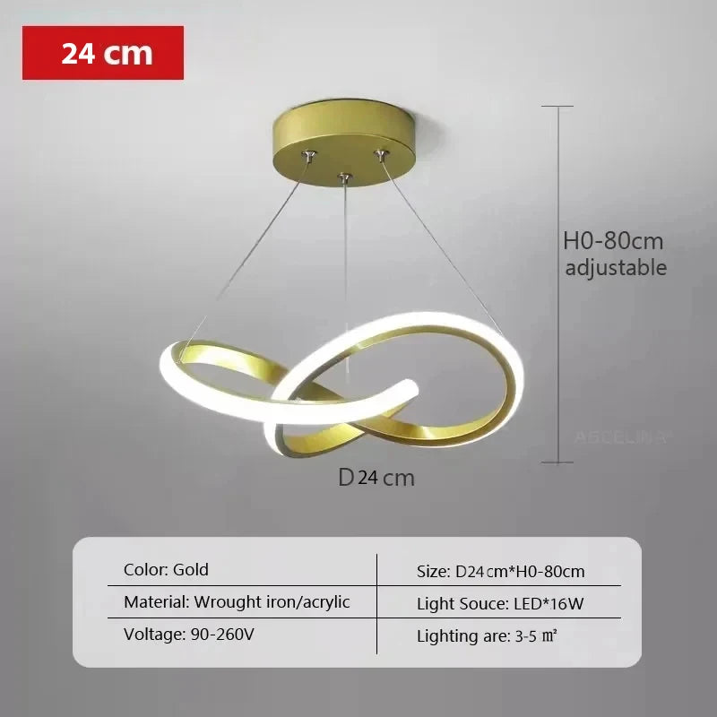 Nordic LED Pendant Light - Modern Hanging Lamp
