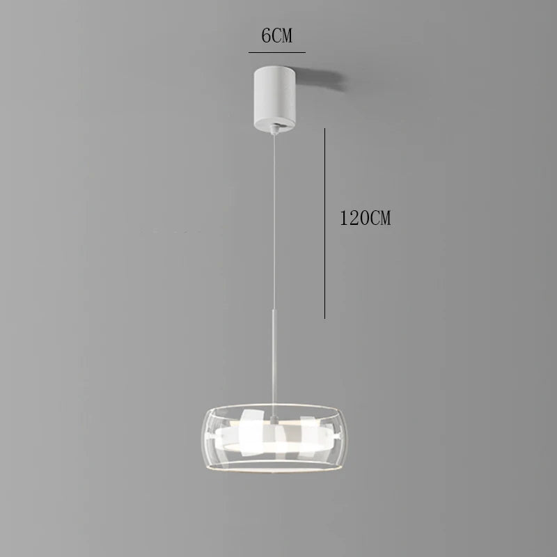 Nordic Glass Pendant Light for Dining Room