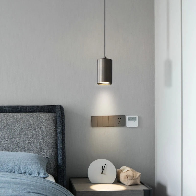 Lámpara Colgante Nórdica Minimalista de Hierro para Dormitorio
