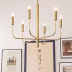 Modern Minimalist Iron Chandelier Hanging Lamp