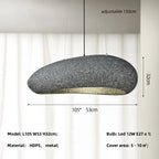 Minimalist Wabi Sabi Pendant Light for Dining Room