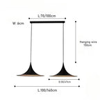 Lámpara Colgante Minimalista de Metal para Comedor