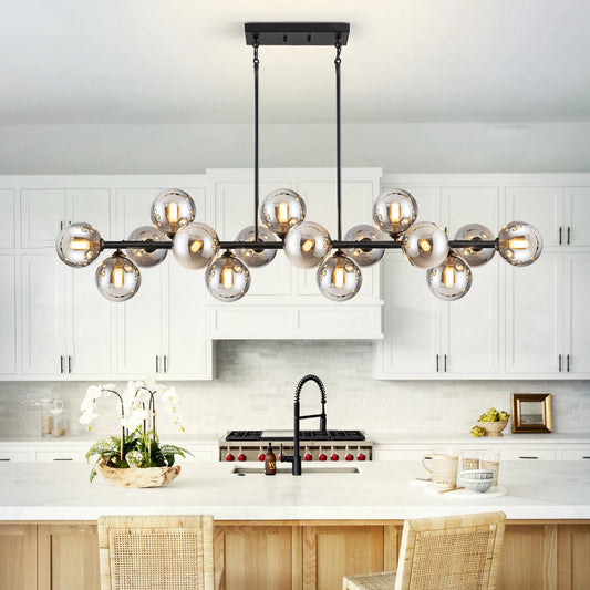 Mid-Century Modern Sputnik Pendant Light 16-Light
