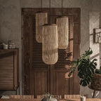 Wabi-sabi Rattan Hand-woven Pendant Light
