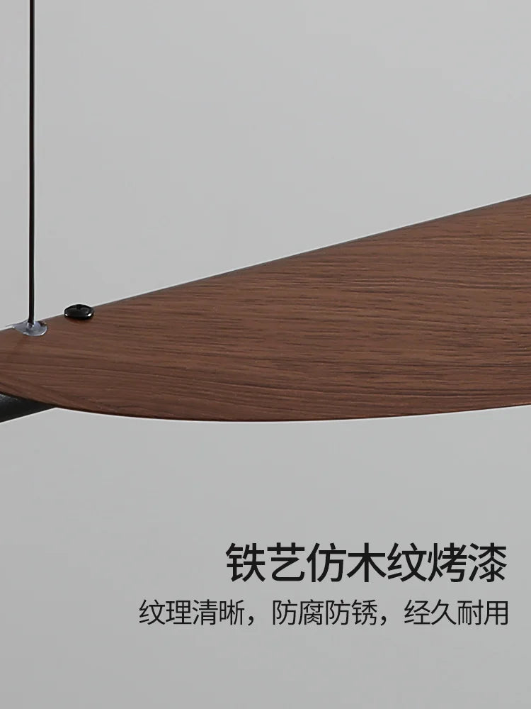 Minimalist Wood Hanging Pendant Light for Dining Room