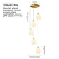 Nordic Ceramic Petal Pendant Light for Dining Room