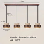 Japanese Wabi Sabi Style Bar Pendant Lamp Personalized and Creative Retro Style Homestay Restaurant Atmosphere Lighting Fixtures