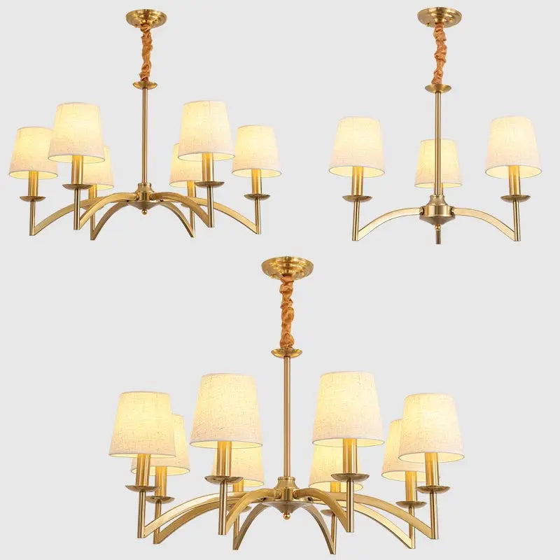 Rustic Iron Crystal Chandelier Pendant Light