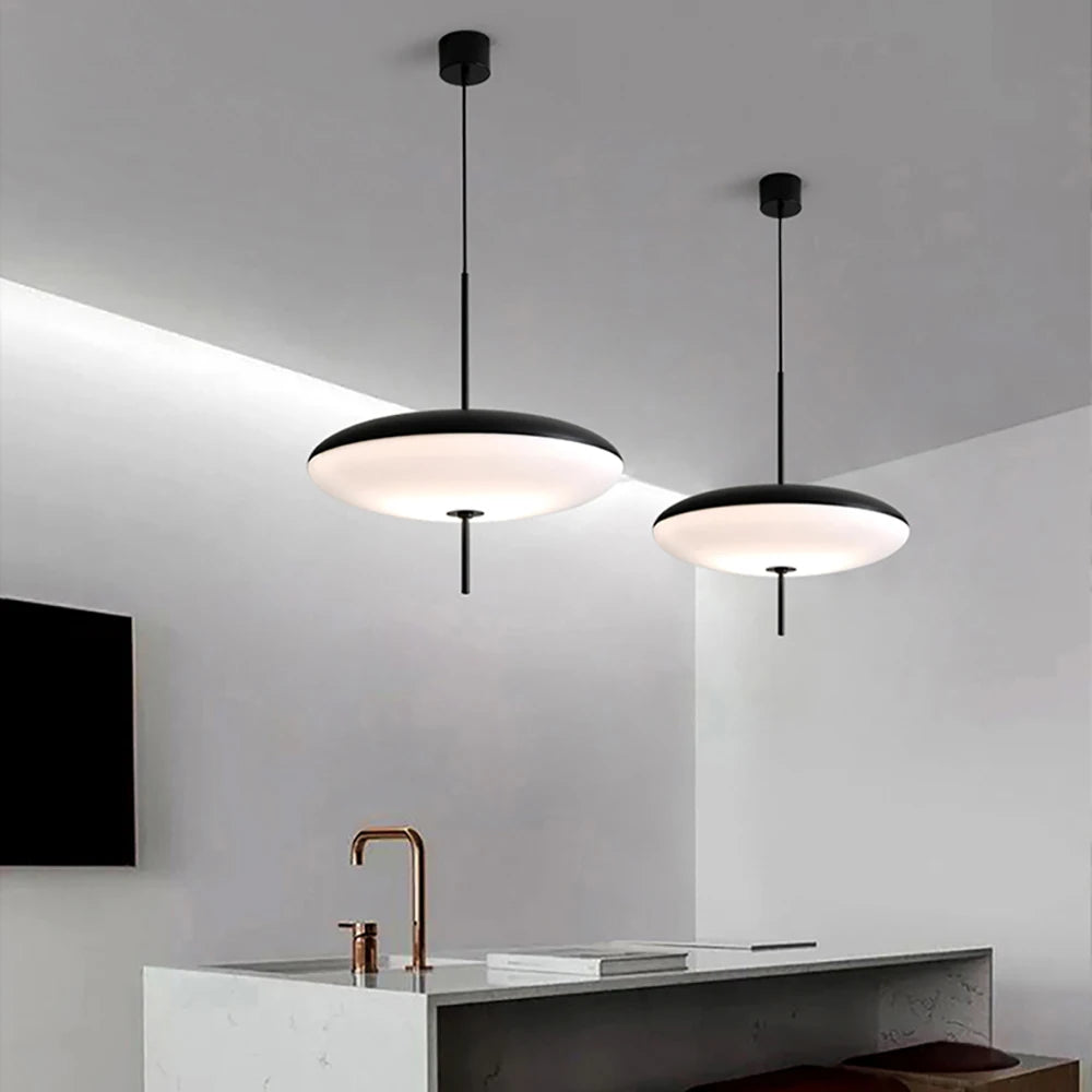 Minimalist Glass Pendant Light for Dining Room