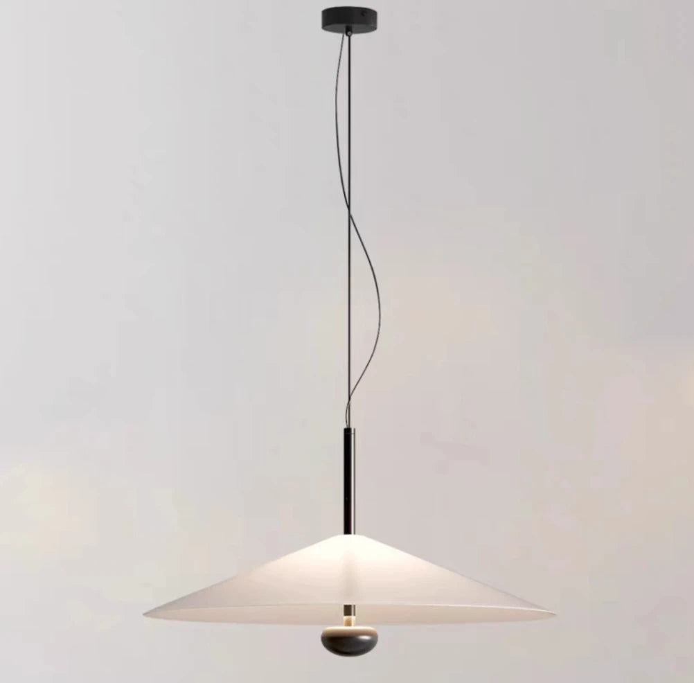 Minimalist Glass Pendant Light for Dining Room