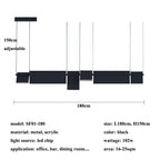 Nordic Iron Pendant Light with Acrylic Diffuser
