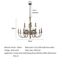 Nordic Wooden Chandelier Pendant Light